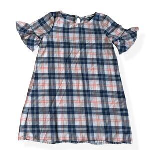 Copper Key Girls Pink Blue Plaid Dress 6